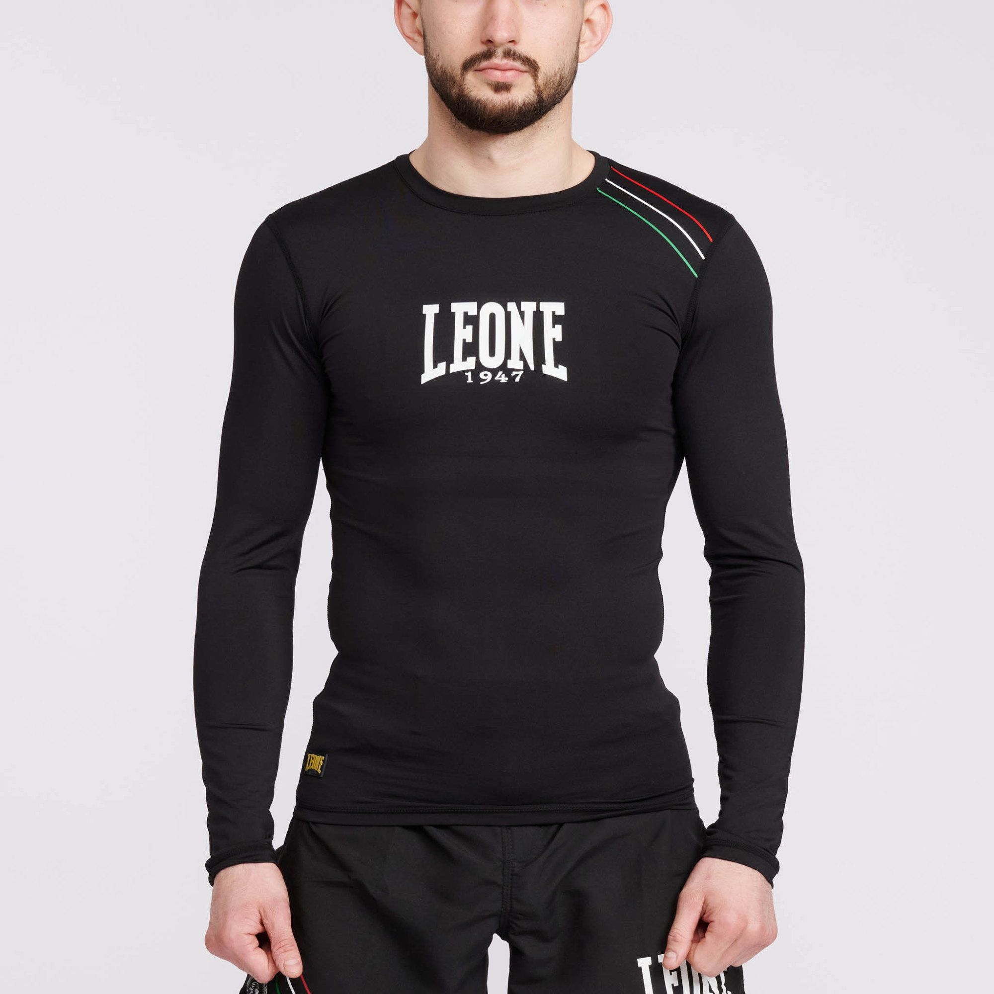 Leone 1947 Neo Camo Compression T-shirt Preto-Vermelho